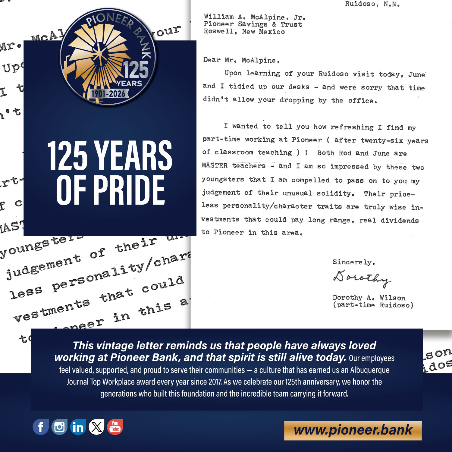125 years of pride